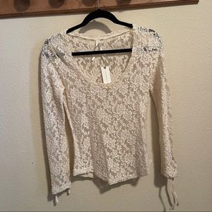 Anthropologie lace top